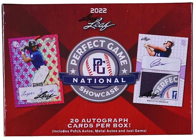 2020 Leaf Perfect Game National Showcase Baseball Hobby Box
