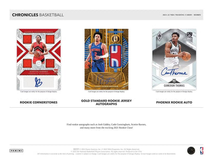 2021-22 Panini Chronicles Basketball Hobby Box