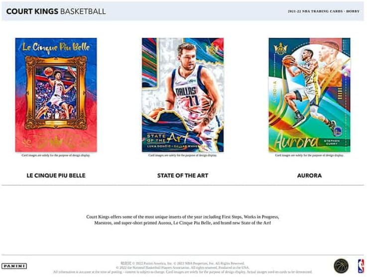 2021-22 Panini Court Kings Basketball Hobby Box
