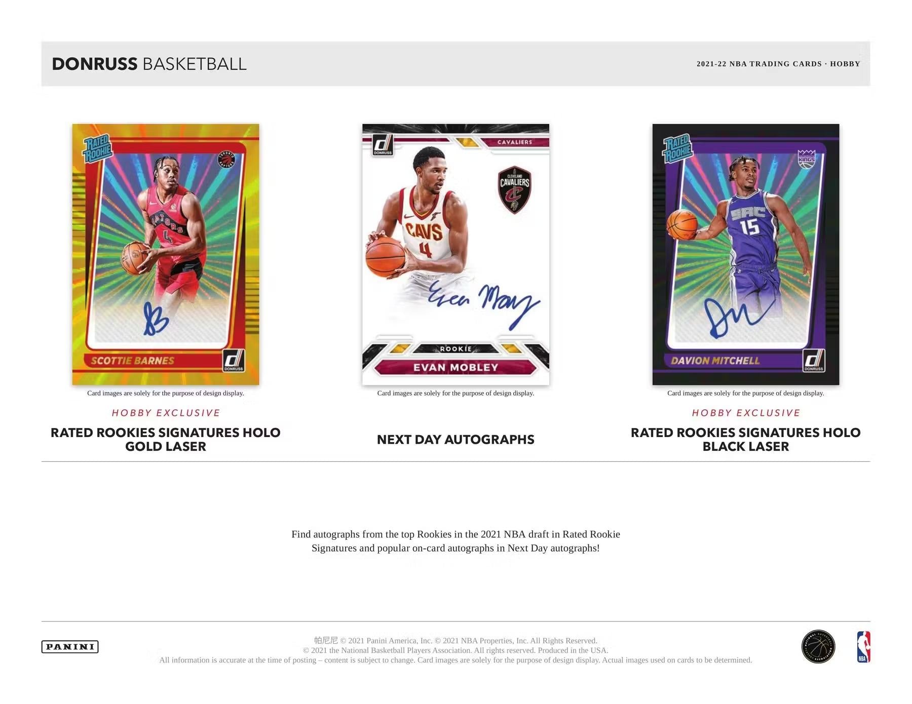 2021/22 Panini Donruss Basketball Hobby Box