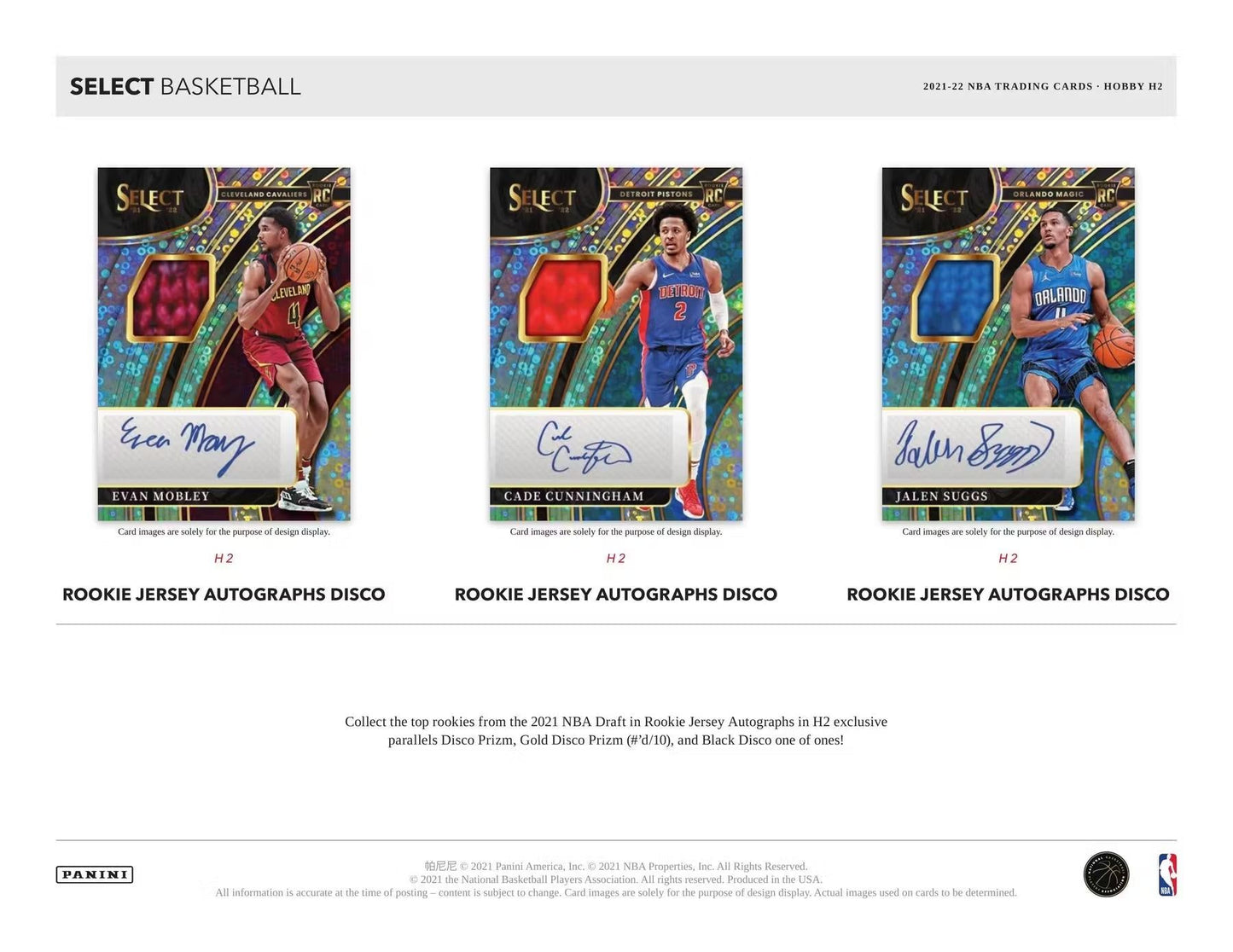2021-22 Panini Select Basketball H2 hobby box