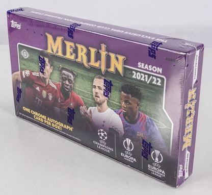 2021-22 Topps UEFA Champions League Merlin Chrome Soccer Hobby Box