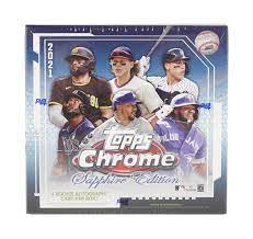 2021 Topps Chrome Sapphire Baseball Hobby Box