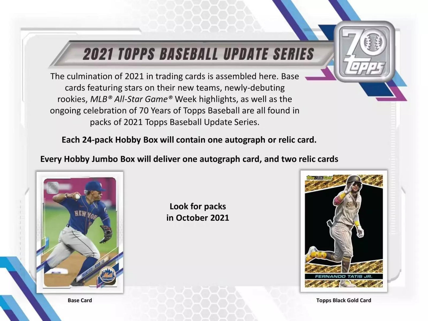 2021 Topps Update Series Baseball HTA Hobby Jumbo Box