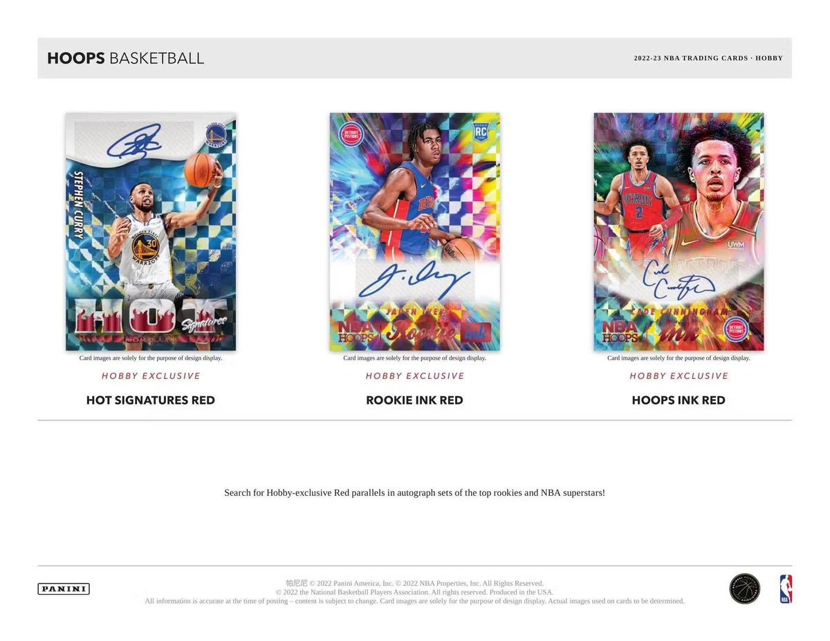 2022-23 Panini NBA Hoops Basketball Hobby Box