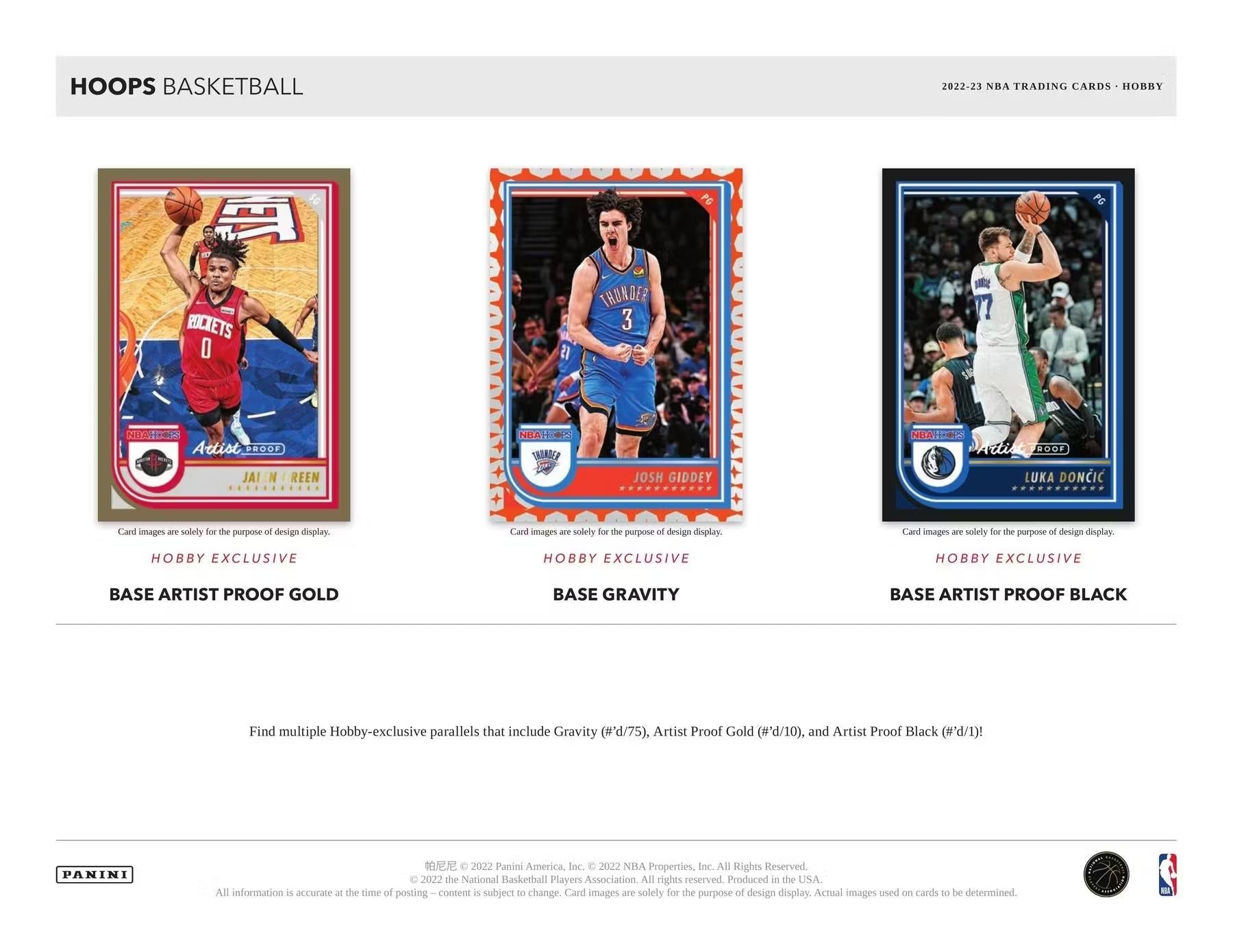 2022-23 Panini NBA Hoops Basketball Hobby Box