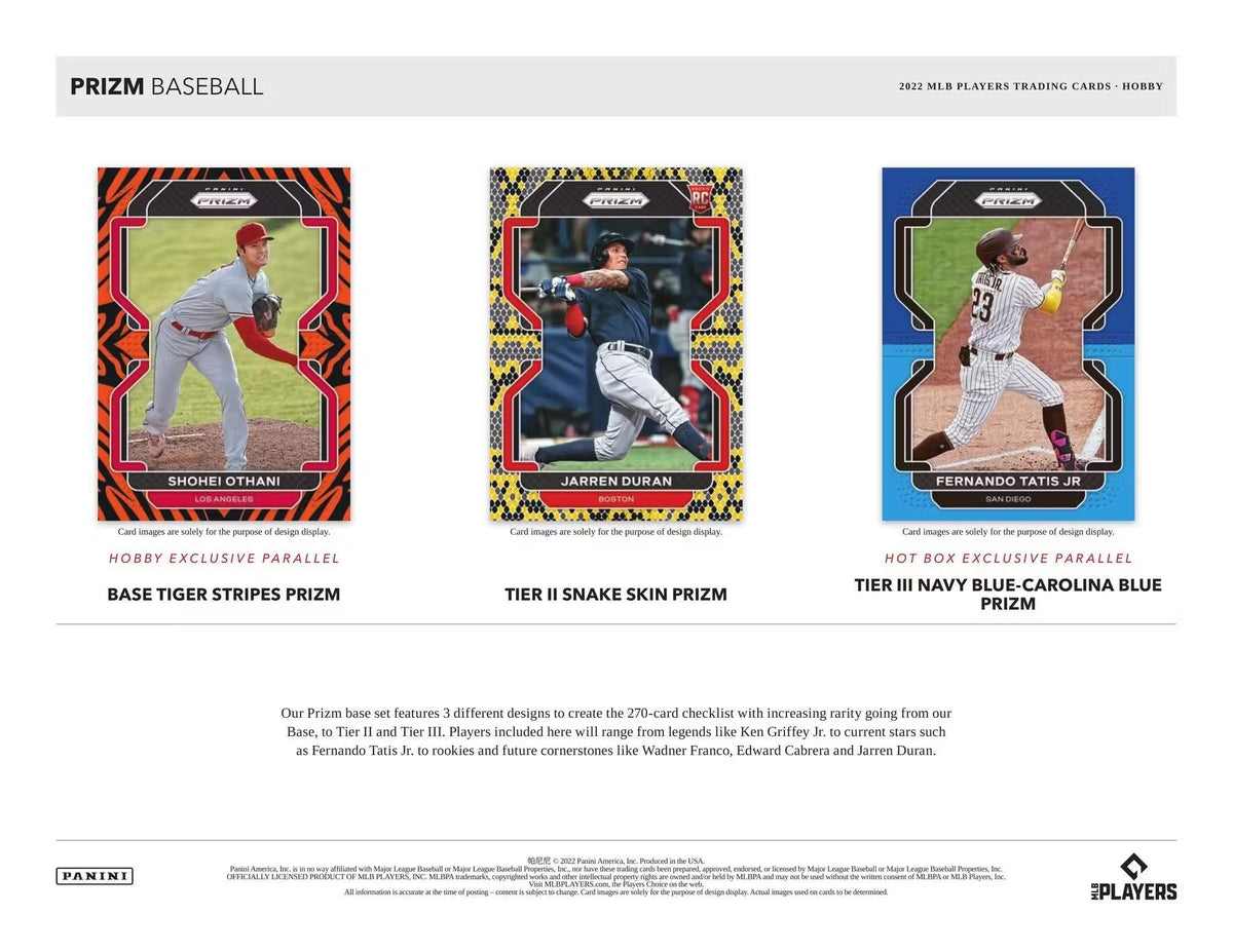 2022 Panini Prizm Baseball Hobby Box