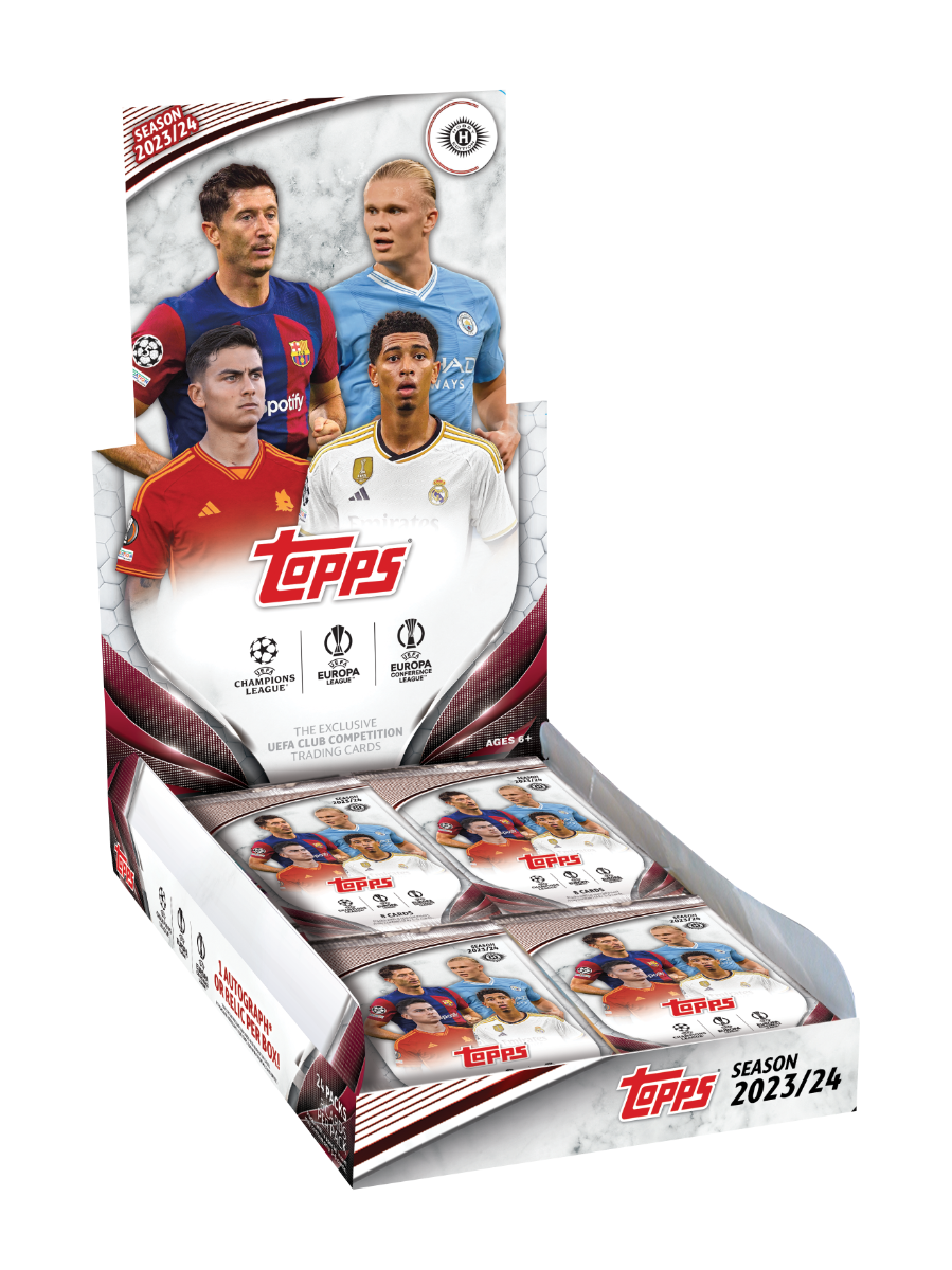 2023-24 Topps UEFA Club Competitions Soccer Hobby Box