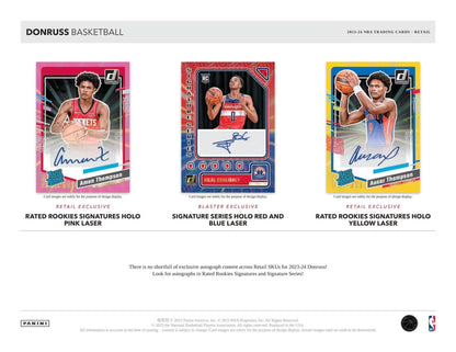 2023-24 Panini Donruss Basketball Retail Box