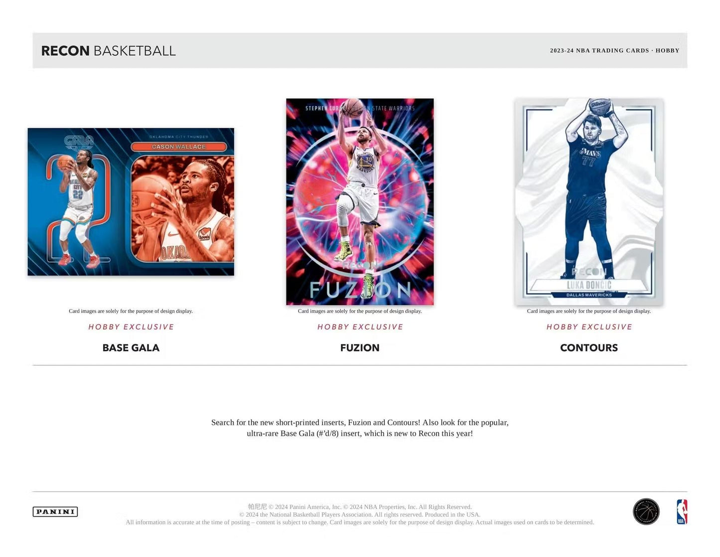 2023-24 Panini Recon Basketball Hobby Box