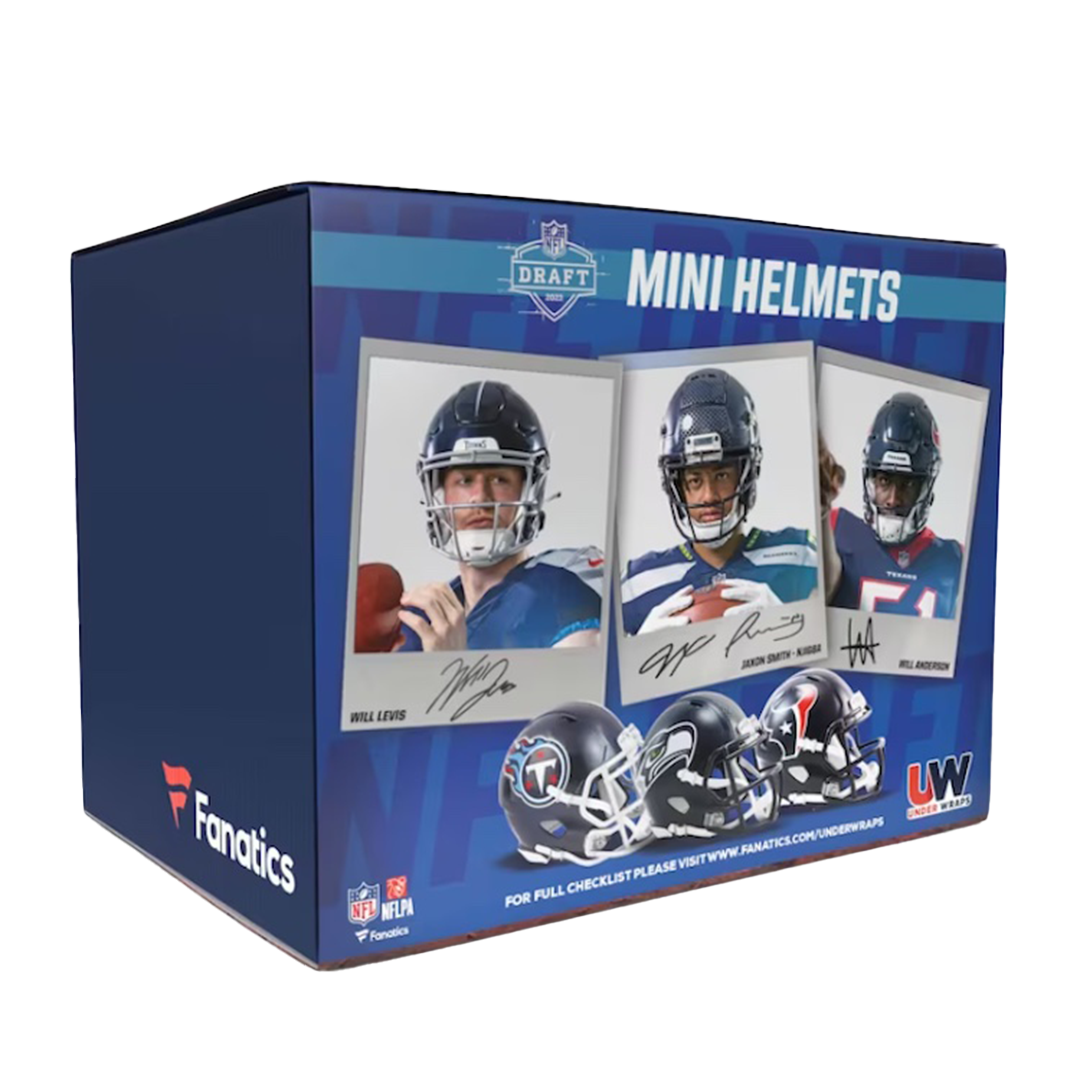 2023 Fanatics Under Wraps NFL Draft Mini Helmet Box