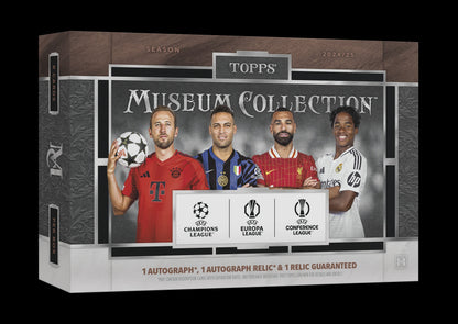 2024-25 Topps UEFA Club Competitions Museum Collection Soccer Hobby Box