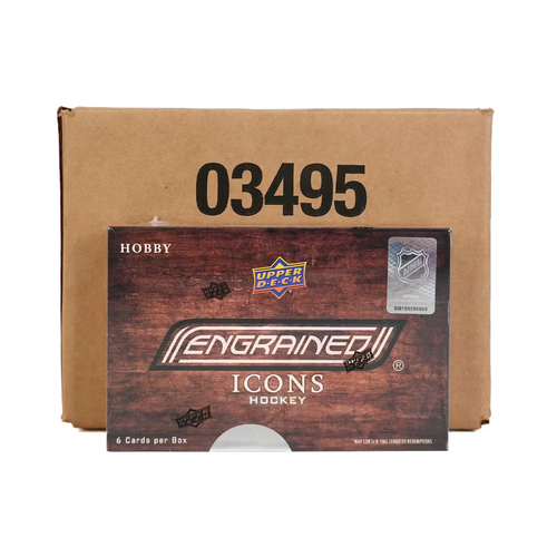 2024-25 Upper Deck Engrained Icons Hockey Hobby 10-Box Case