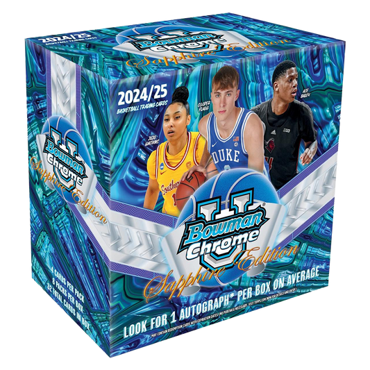 2024-25 Bowman University Chrome Basketball Sapphire Edition Box