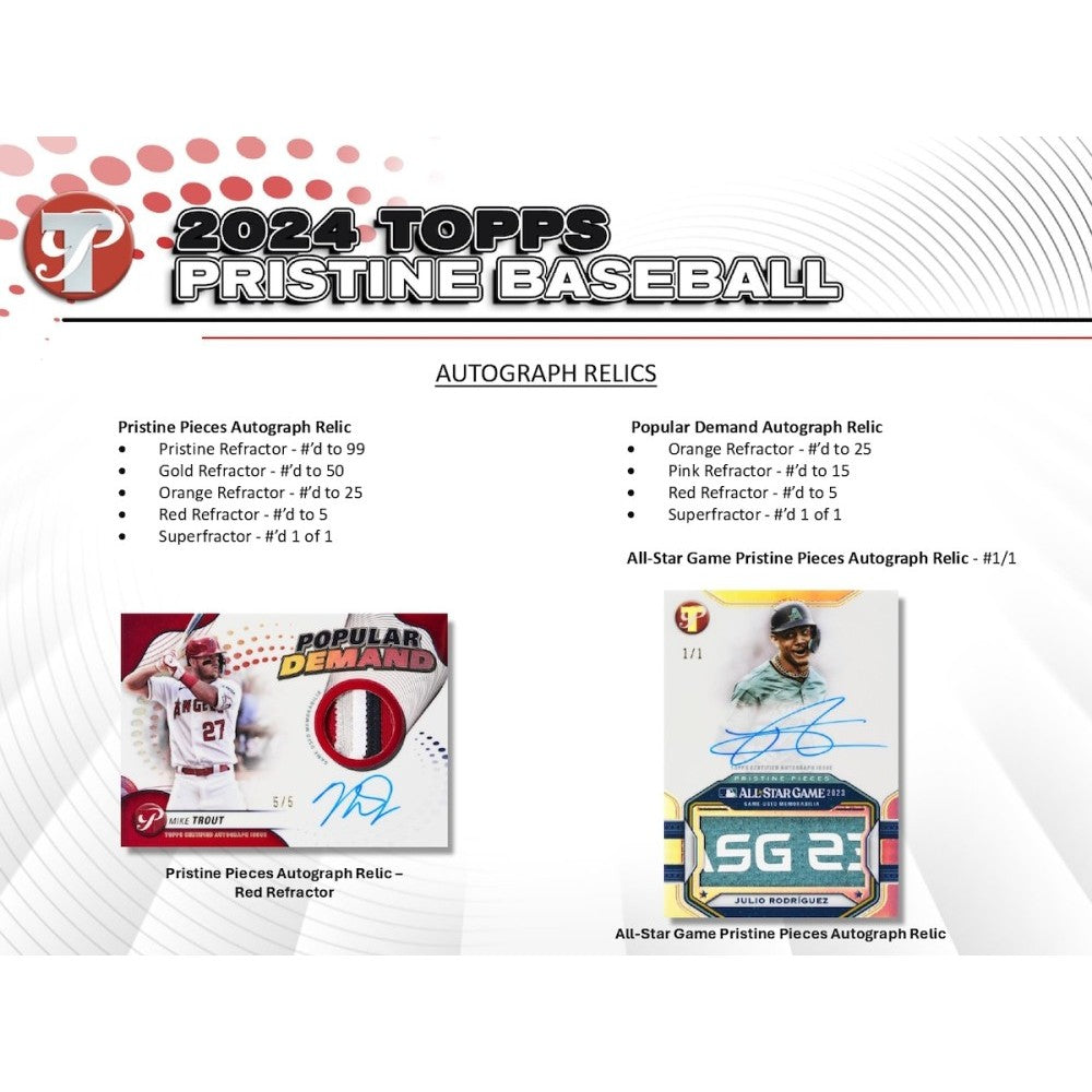 2024 Topps Pristine Baseball