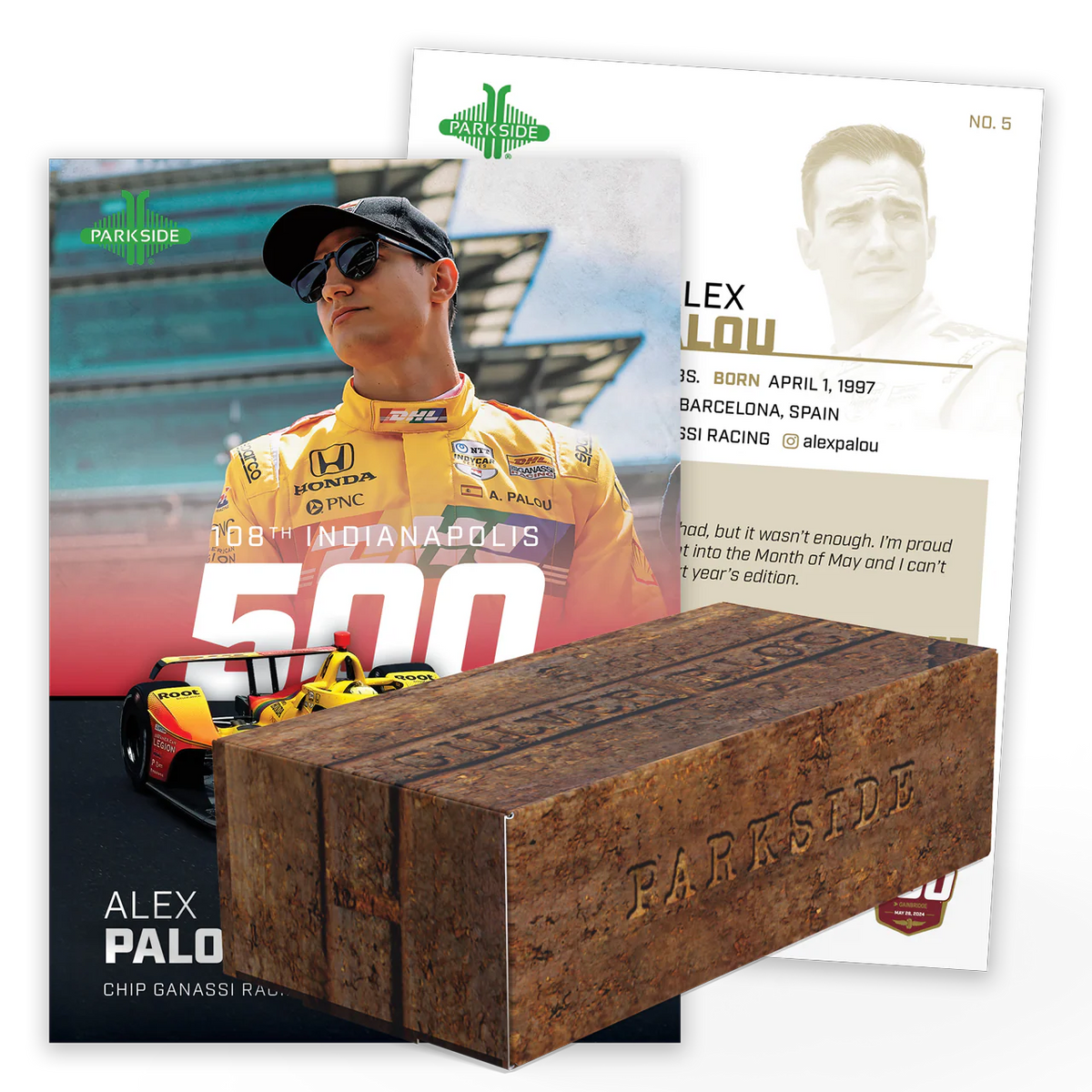 2024 Parkside Indy 500 Pacific Racing Cards - Hobby Box