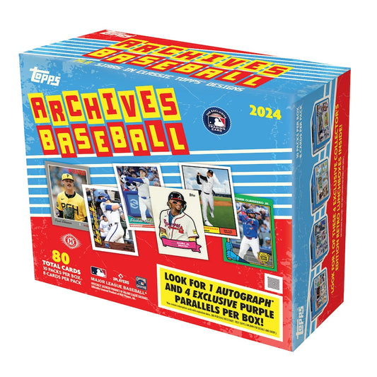 2024 Topps Archives Baseball Factory Sealed Hobby Collector's Box