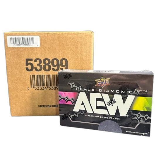 2024 Upper Deck Black Diamond AEW Hobby 5 Box Case