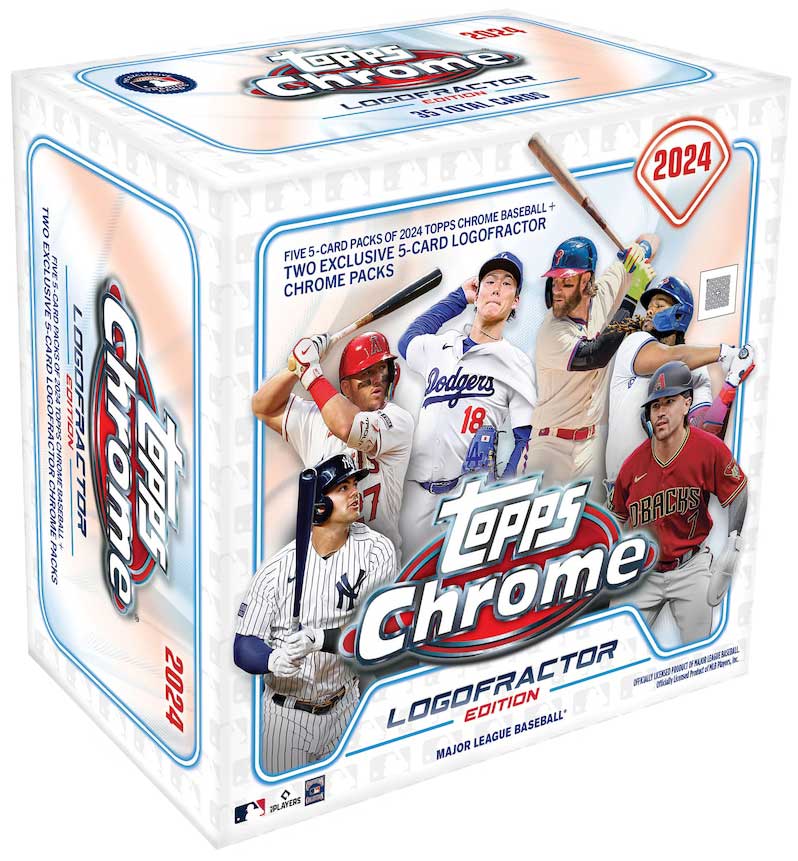 2024 Topps Chrome Baseball LogoFractor Edition Mega Box