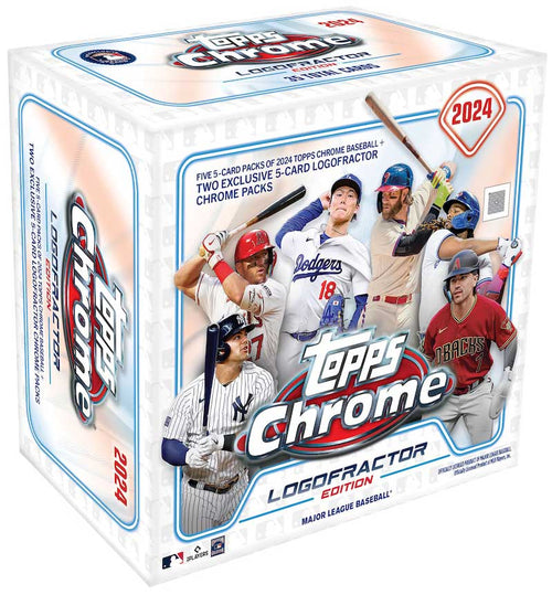 2024 Topps Chrome Baseball LogoFractor Edition Mega Box