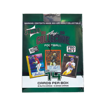 2024 Leaf Collective Football Jumbo Box