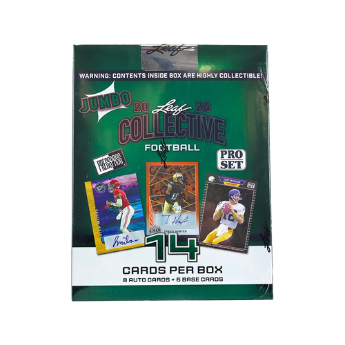 2024 Leaf Collective Football Jumbo Box