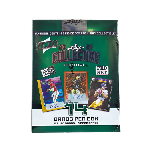 2024 Leaf Collective Football Jumbo Box