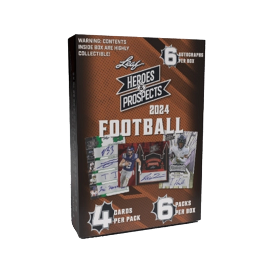 2024 Leaf Heroes & Prospects Football Hobby Box
