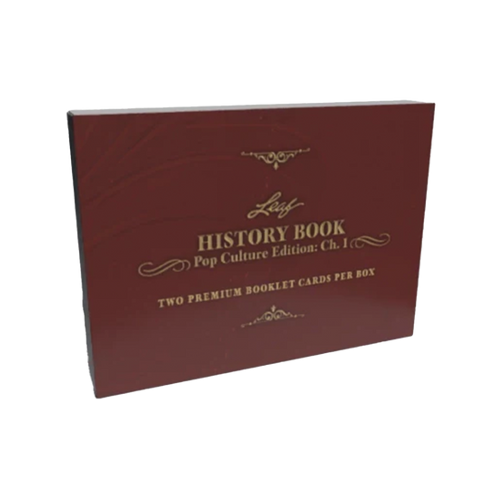 2024 Leaf History Book Pop Culture Edition: Chapter 1 Hobby Box