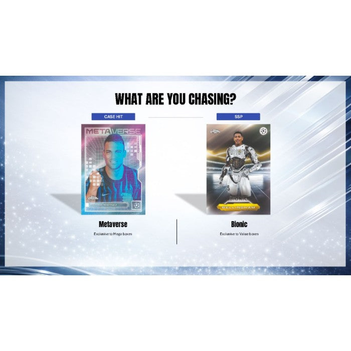 2025/26 Topps Chrome UEFA Club Competitions Soccer Jumbo Box