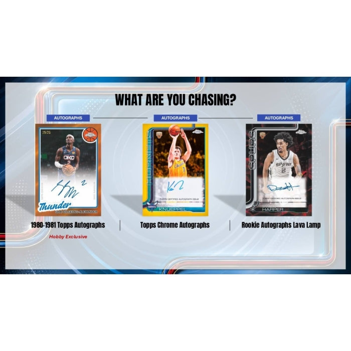 2025/26 Topps Chrome Update Series Basketball Blaster Box (Presell)