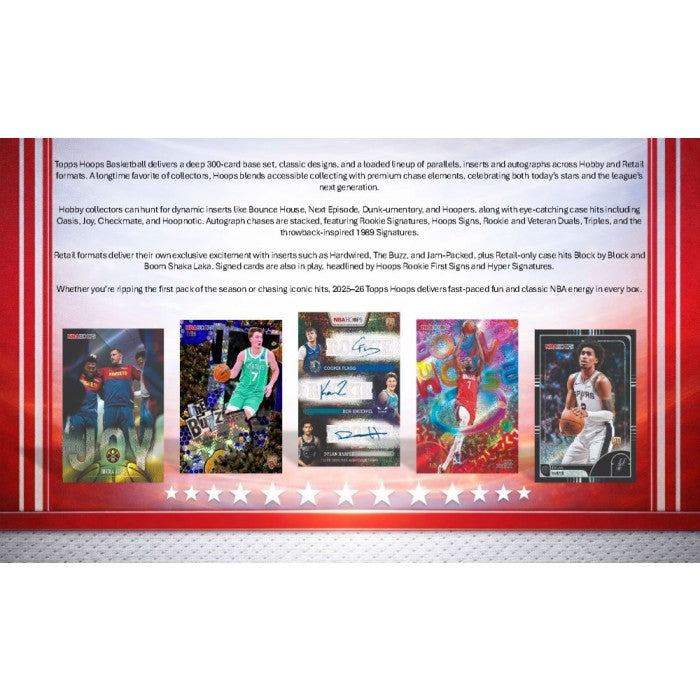 2025/26 Topps Hoops Basketball Hobby Box
