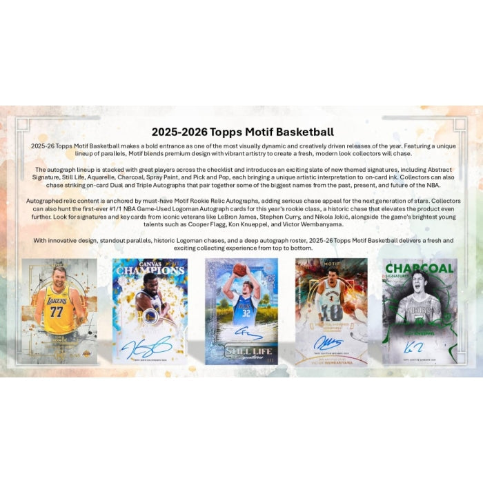 2025/26 Topps Motif Basketball Hobby Box