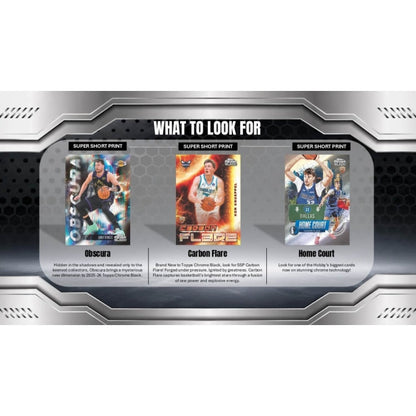 2025/26 Topps Chrome Black Basketball Hobby Box