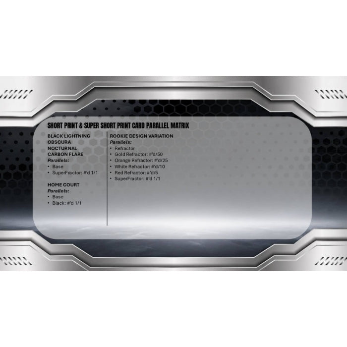 2025/26 Topps Chrome Black Basketball Hobby Box