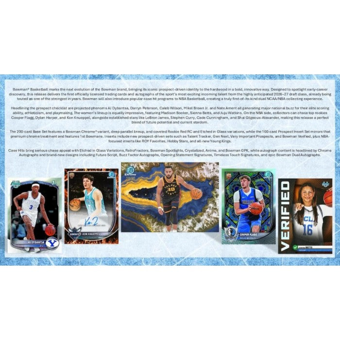 2025/26 Bowman Basketball Delight Box