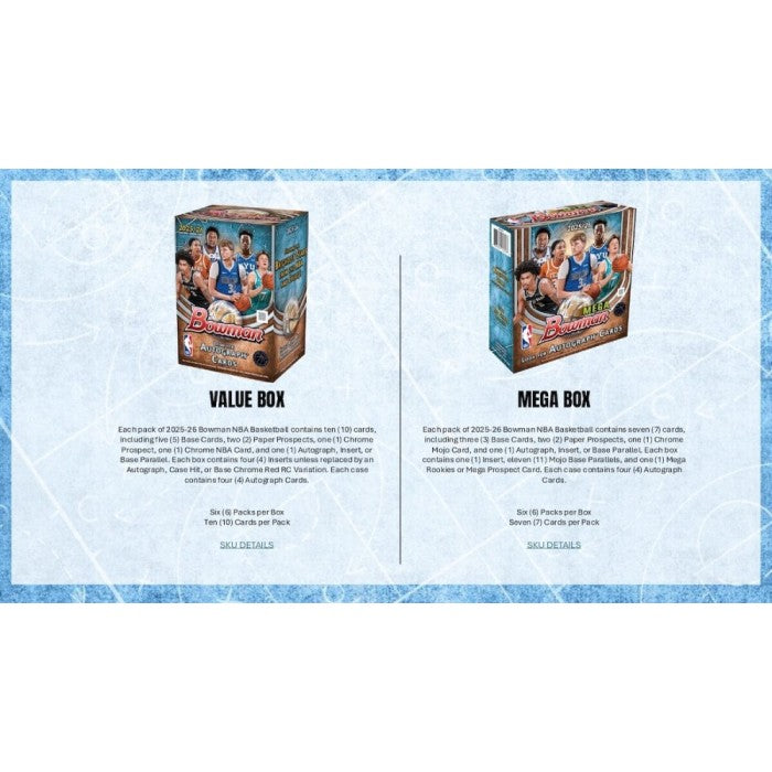2025/26 Bowman Basketball Blaster 40-Box Case (Presell)