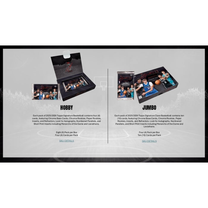 2025/26 Topps Signature Class Basketball Hobby Box (Presell)