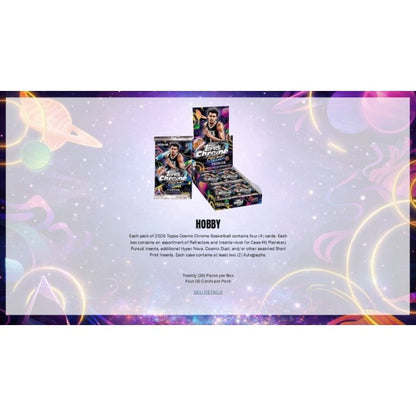 2025/26 Topps Cosmic Chrome Basketball Hobby Box