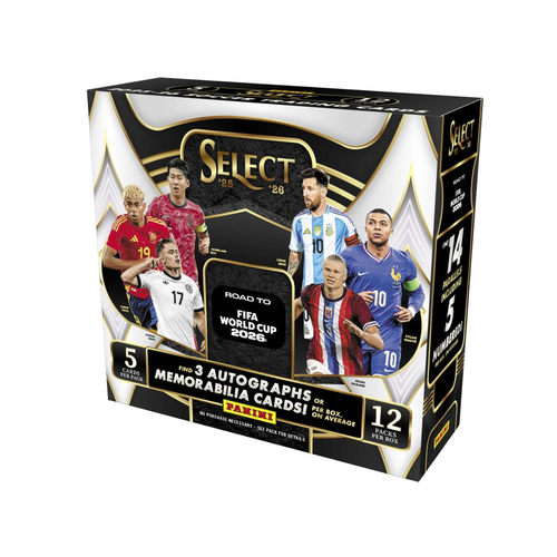 2025-26 Panini Select Road to FIFA World Cup Soccer Hobby International Box