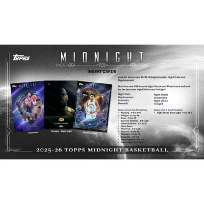 2025/26 Topps Midnight Basketball Hobby Box