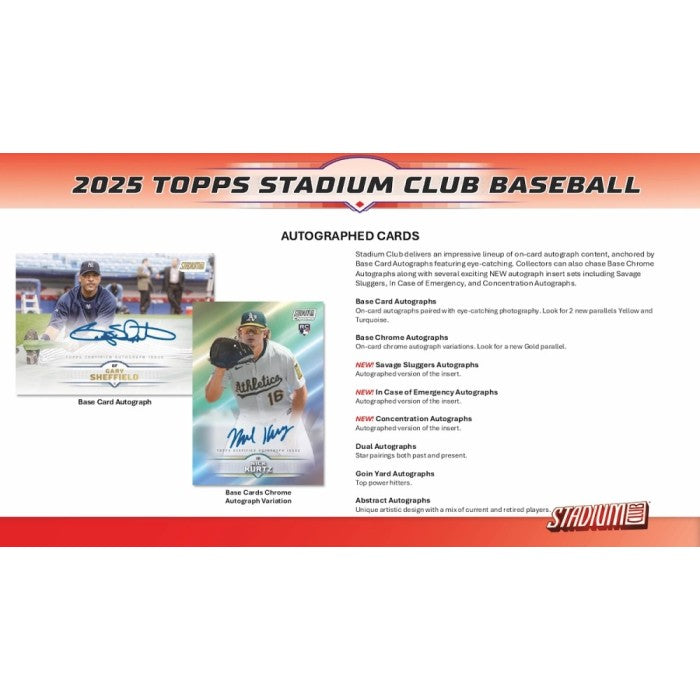 2025 Topps Stadium Club Baseball 8-Pack Blaster 40-Box Case