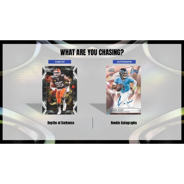 2025 Topps Chrome Black Football Hobby Box