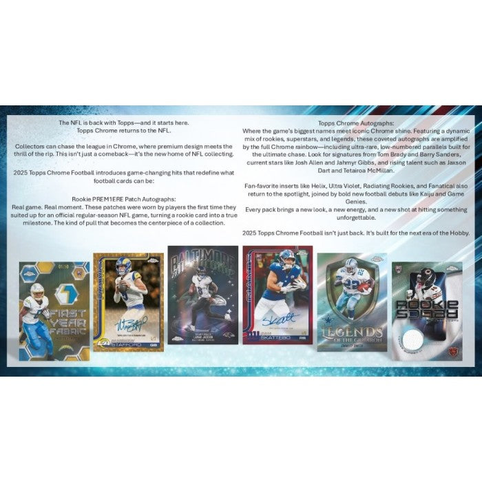 2025 Topps Chrome Football Delight Box
