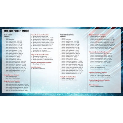 2025 Topps Chrome Football Hobby Jumbo Box