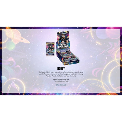 2025 Topps Cosmic Chrome Football Hobby Box
