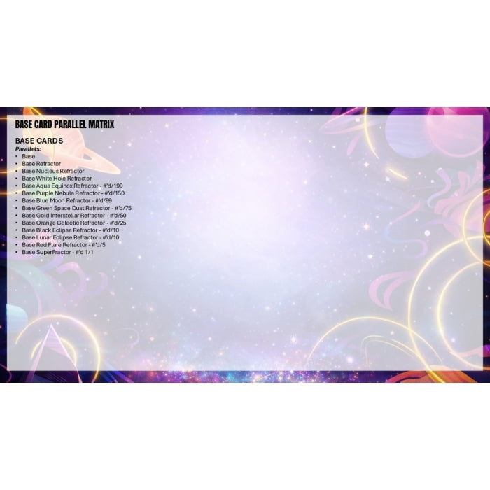 2025 Topps Cosmic Chrome Football Hobby Box