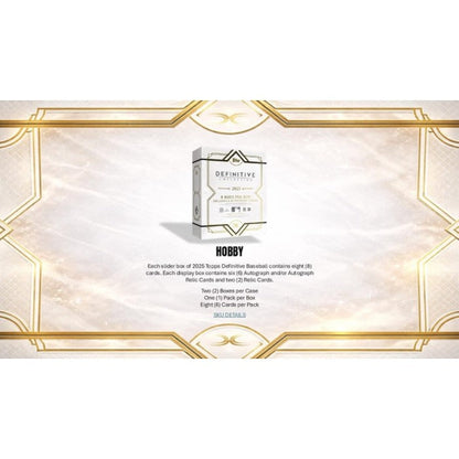 2025 Topps Definitive Collection Baseball Hobby Box