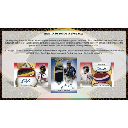 2025 Topps Dynasty Baseball Hobby Box