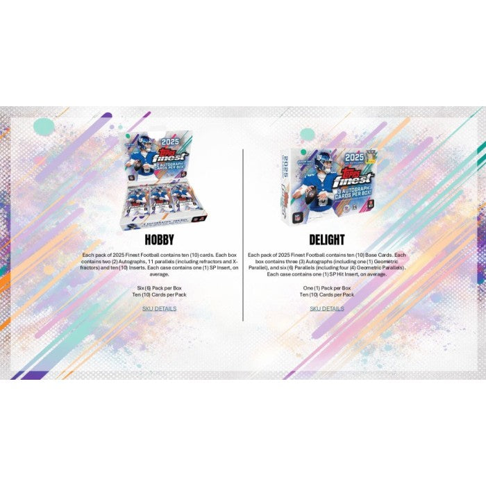 2025 Topps Finest Football Delight Box